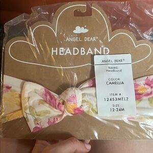 Angel Dear Camellia Headband with Floral Design